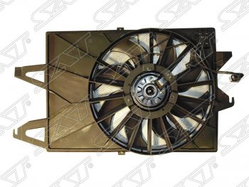 Диффузор радиатора в сборе SAT (1.8 / 2.0) Ford Mondeo (2000-2007) Mk3,B4Y дорестайлинг, седан, Mk3,BWY дорестайлинг, универсал, Mk3,B4Y рестайлинг, седан, Mk3,BWY рестайлинг, универсал