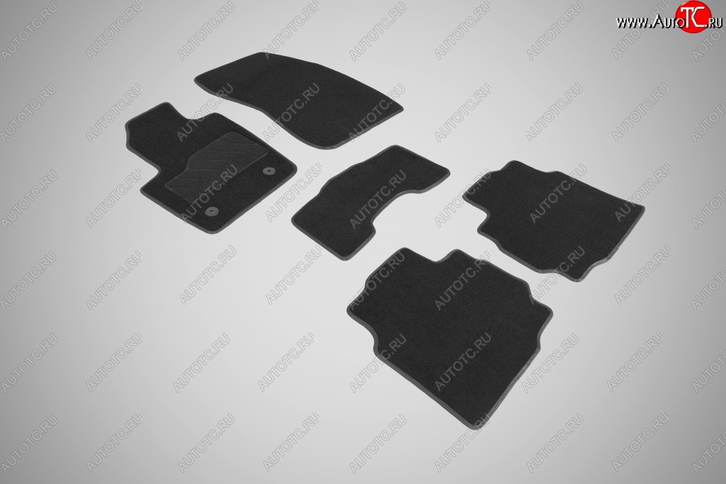 2 999 р. Износостойкие коврики в салон SeiNtex Premium LUX 4 шт. (ворсовые)  Ford Mondeo  MK5 CD391 (2014-2018) дорестайлинг седан  с доставкой в г. Кемерово