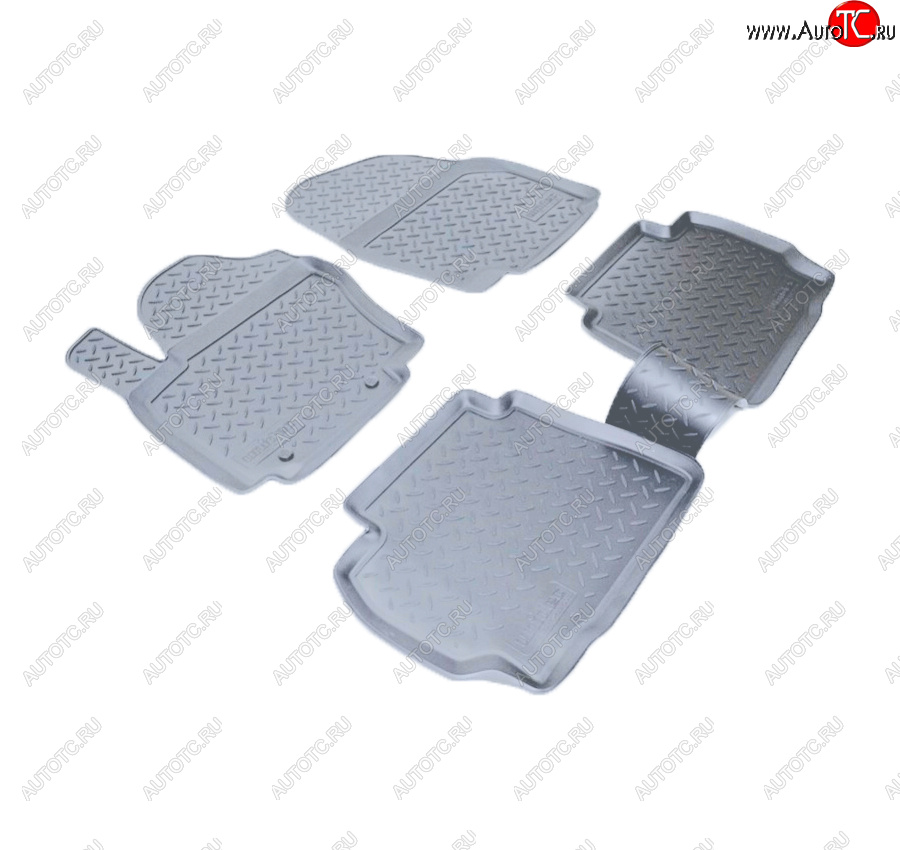 3 069 р. Коврики салона Norplast Unidec  Ford Mondeo (2007-2014) Mk4,BD дорестайлинг, седан, Mk4,DG дорестайлинг, универсал, Mk4,BD рестайлинг, седан, Mk4,DG рестайлинг, универсал (Цвет: серый)  с доставкой в г. Кемерово