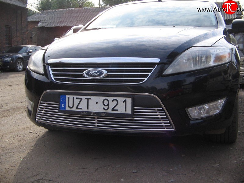 6 499 р. Декоративная вставка воздухозаборника Berkut Ford Mondeo Mk4,BD дорестайлинг, седан (2007-2010)  с доставкой в г. Кемерово