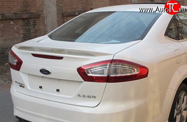 7 199 р. Спойлер (рестайлинг) M-VRS Ford Mondeo Mk4,BD дорестайлинг, седан (2007-2010) (Неокрашенный)  с доставкой в г. Кемерово