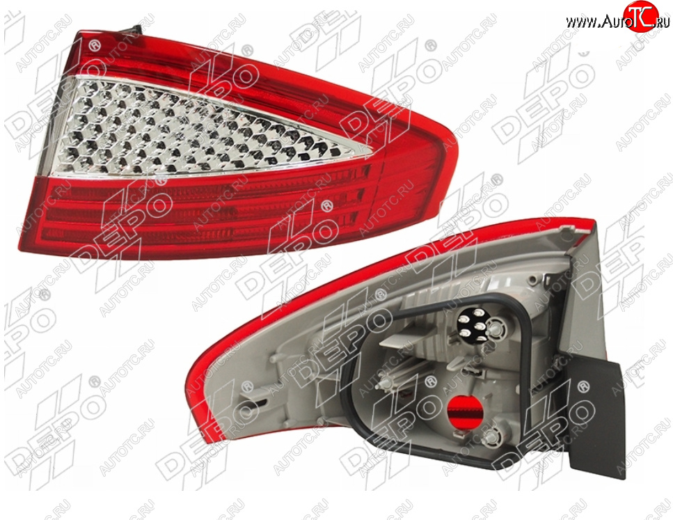 6 999 р. Правый фонарь задний DEPO Ford Mondeo Mk4,BD дорестайлинг, седан (2007-2010)  с доставкой в г. Кемерово