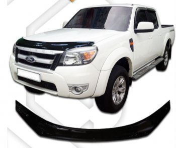 Дефлектор капота CA-Plastiс Ford Ranger рестайлинг (2009-2011)