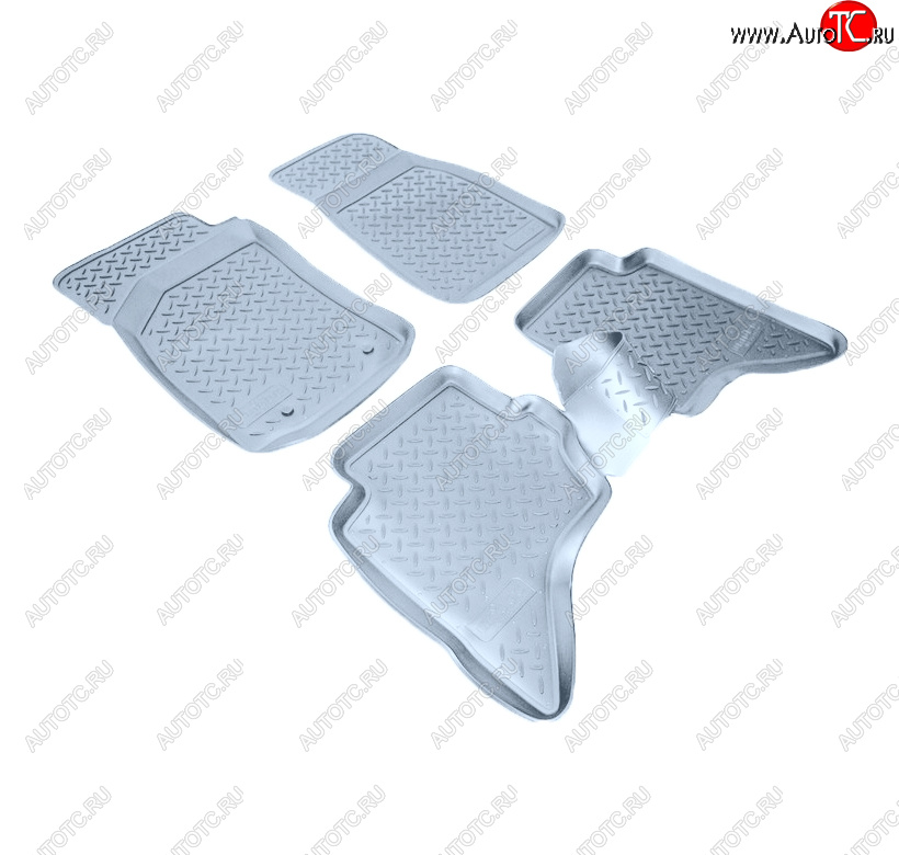 2 899 р. Коврики салона Norplast Unidec  Ford Ranger (2006-2011), Mazda BT-50 (2006-2011) (Цвет: серый)  с доставкой в г. Кемерово