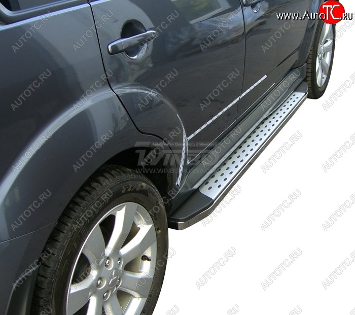 7 699 р. Подножки боковые WINBO (серия М16)  Ford Ranger  DoubleCab (2011-2021), Mazda BT-50 (2011-2015)  с доставкой в г. Кемерово