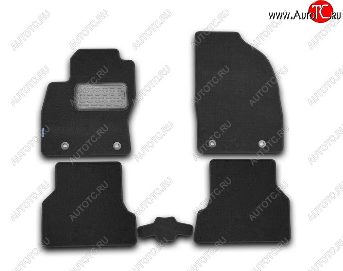 836 р. Текстильные коврики салона Element Ford Ranger RapCab дорестайлинг (2011-2016)  с доставкой в г. Кемерово