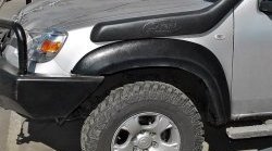 Накладки на колёсные арки RA (комплект) Ford Ranger дорестайлинг (2006-2009) (Поверхность: шагрень)