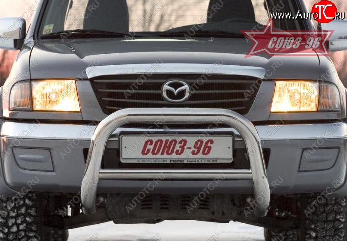 17 594 р. Защита переднего бампера Souz-96 (d76) Ford Ranger дорестайлинг (2006-2009)  с доставкой в г. Кемерово
