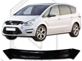 Дефлектор капота CA-Plastiс Ford S-Max 1 рестайлинг (2010-2015)
