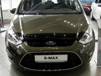579 р. Дефлектор капота SIM Ford S-Max 1 рестайлинг (2010-2015)  с доставкой в г. Кемерово. Увеличить фотографию 2