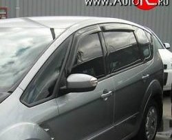 2 114 р. Дефлекторы окон (ветровики) Novline 4 шт Ford S-Max 1 дорестайлинг (2006-2010)  с доставкой в г. Кемерово. Увеличить фотографию 1