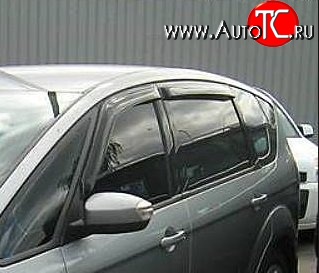 999 р. Комплект дефлекторов окон (ветровиков) 4 шт. Russtal Ford S-Max 1 дорестайлинг (2006-2010)  с доставкой в г. Кемерово
