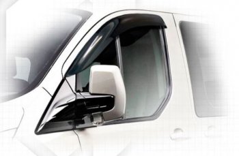 Дефлектора окон CA-Plastiс Ford Tourneo Custom дорестайлинг (2012-2018) (Classic полупрозрачный)
