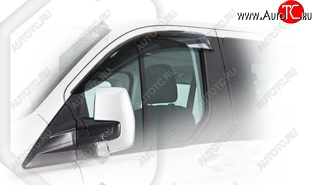 2 699 р. Дефлектора окон (M1 LRF) CA-Plastiс Ford Tourneo Custom рестайлинг (2017-2021) (Classic полупрозрачный)  с доставкой в г. Кемерово