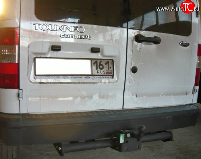 128 999 р. Фаркоп Лидер Плюс (до 1200 кг) Ford Tourneo Connect дорестайлинг (2002-2007) (Без электропакета)  с доставкой в г. Кемерово