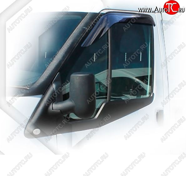 1 899 р. Дефлектора окон CA-Plastic  Ford Transit (2006-2014) цельнометаллический фургон (Classic полупрозрачный)  с доставкой в г. Кемерово