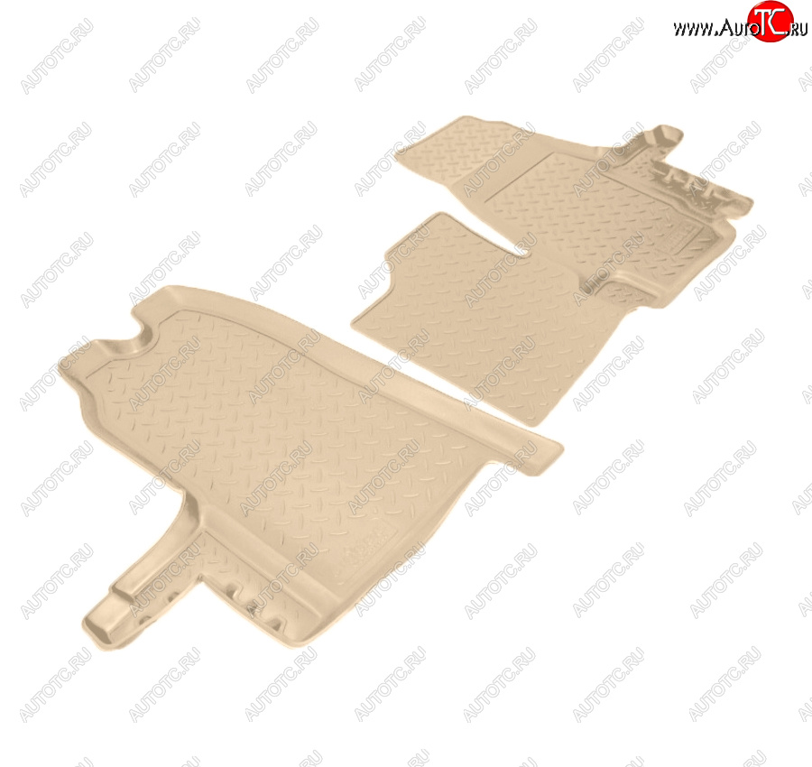 2 299 р. Коврики салона Norplast Unidec  Ford Transit (2006-2014) цельнометаллический фургон (Цвет: бежевый)  с доставкой в г. Кемерово