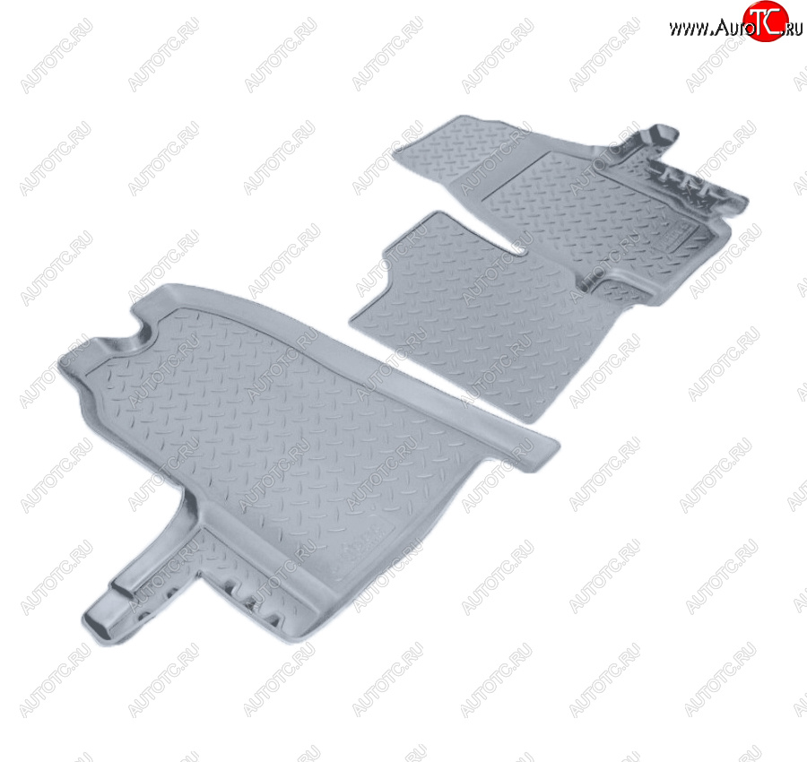 2 299 р. Коврики салона Norplast Unidec  Ford Transit (2006-2014) цельнометаллический фургон (Цвет: серый)  с доставкой в г. Кемерово