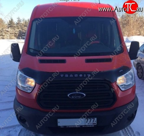 999 р. Дефлектор капота Russtal (вариант Б) Ford Transit цельнометаллический фургон (2014-2022)  с доставкой в г. Кемерово