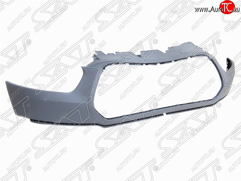 4 199 р. Передний бампер SAT Ford Transit цельнометаллический фургон (2014-2022) (Неокрашенный)  с доставкой в г. Кемерово