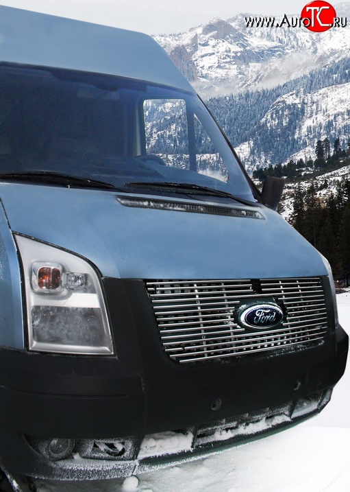 5 534 р. Декоративные вставки решетки радиатора Novline  Ford Transit (2006-2014) цельнометаллический фургон  с доставкой в г. Кемерово