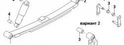 1 079 р. Полиуретановый сайлентблок рессор задней подвески Точка Опоры Ford Transit цельнометаллический фургон дорестайлинг (1986-1991)  с доставкой в г. Кемерово. Увеличить фотографию 2