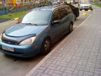 2 819 р. Пластиковые пороги Sport V2 Ford Focus 1 хэтчбэк 5 дв. дорестайлинг (1998-2002)  с доставкой в г. Кемерово. Увеличить фотографию 3
