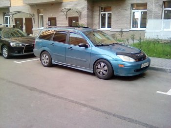 2 819 р. Пластиковые пороги Sport V2 Ford Focus 1 хэтчбэк 5 дв. дорестайлинг (1998-2002)  с доставкой в г. Кемерово. Увеличить фотографию 4
