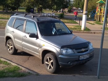 4 089 р. Экспедиционный багажник Лидер  Chevrolet Niva  2123 (2002-2020), Лада 2123 (Нива Шевроле) (2002-2021), Лада Нива Трэвел (2021-2025)  с доставкой в г. Кемерово. Увеличить фотографию 7