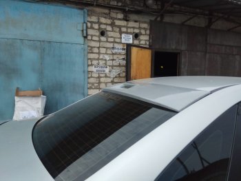 5 399 р. Козырёк на заднее стекло Concept (с вырезом) Ford Focus 2 седан рестайлинг (2007-2011) (Неокрашенный)  с доставкой в г. Кемерово. Увеличить фотографию 7