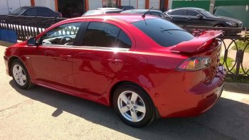 4 799 р. Спойлер Сток 2л  Mitsubishi Lancer  10 CY (2007-2017) седан дорестайлинг, седан рестайлинг (Неокрашенный)  с доставкой в г. Кемерово. Увеличить фотографию 5