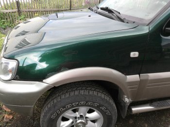 6 449 р. Правое переднее пластиковое крыло (левый руль) Стандарт Nissan Terrano2 R20 2-ой рестайлинг (1999-2006)  с доставкой в г. Кемерово. Увеличить фотографию 4