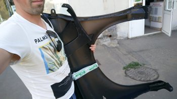 4 099 р. Переднее левое пластиковое крыло Стандарт АБС  Лада Калина ( 1118,  1117,  1119) - Калина Спорт  1119 (Неокрашенное)  с доставкой в г. Кемерово. Увеличить фотографию 8