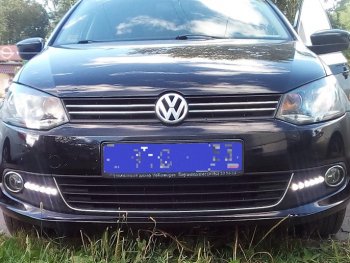 Разработка и создание уникальных дневных ходовых огней LED АвтоТК Volkswagen Polo 5 седан дорестайлинг (2009-2015)