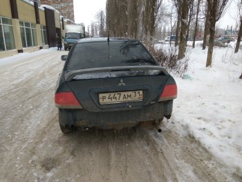 4 089 р. Средний спойлер 2.0 стандарт  Mitsubishi Lancer  9 CS (2003-2009) седан 1-ый рестайлинг, седан 2-ой рестайлинг (Неокрашенный)  с доставкой в г. Кемерово. Увеличить фотографию 8