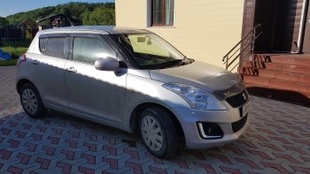 1 999 р. Дефлектора окон CA-Plastiс  Suzuki Swift  ZC72S (2010-2016) дорестайлинг, хэтчбэк 5 дв., рестайлинг, хэтчбэк 5 дв. (Classic полупрозрачный)  с доставкой в г. Кемерово. Увеличить фотографию 2