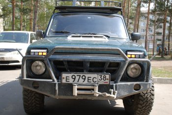 3 299 р. Дневные ходовые огни с поворотниками Тюн-Авто Classic  ВИС 2346 ( бортовой,  фургон,) (1998-2025), ВИС 23461 ( бортовой,  фургон,) (1998-2025), Лада Нива 4х4  2121 (1977-2019), Лада нива 4х4 ( 2131,  2329,  2121-80,  2121 Бронто,  2121,  2121 (Legend)) (1993-2025) (Поворотник в НИЖНЕЙ секции, светится равномерно)  с доставкой в г. Кемерово. Увеличить фотографию 11