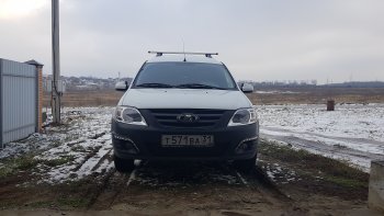 5 399 р. Вставки под ПТФ с ДХО в передний бампер Тюн-Авто  Лада Ларгус (2012-2021) дорестайлинг R90 (Стандарт)  с доставкой в г. Кемерово. Увеличить фотографию 21