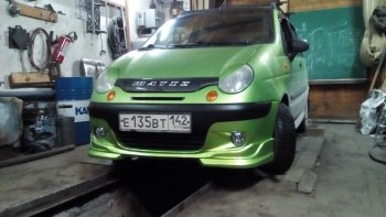 3 999 р. Накладка переднего бампера Sport-Line Daewoo Matiz M100 дорестайлинг (1998-2000)  с доставкой в г. Кемерово. Увеличить фотографию 2