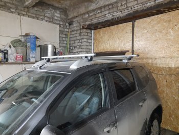 2 899 р. Дефлекторы боковых окон Vinguru Nissan Terrano D10 дорестайлинг (2013-2016)  с доставкой в г. Кемерово. Увеличить фотографию 4