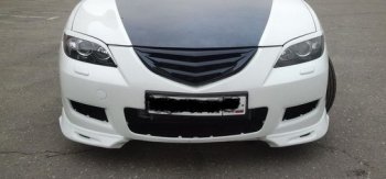 2 599 р. Клыки на передний бампер Style Mazda 3/Axela BK дорестайлинг седан (2003-2006) (Неокрашенные)  с доставкой в г. Кемерово. Увеличить фотографию 9