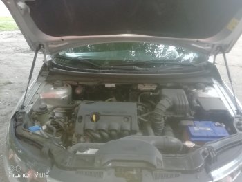 1 699 р. Упоры капота Russtal KIA Cerato 2 TD седан (2008-2013)  с доставкой в г. Кемерово. Увеличить фотографию 3