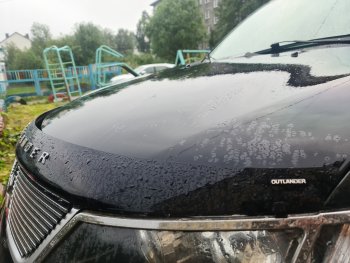 3 299 р. Дефлектор капота NovLine Mitsubishi Outlander XL (CW)  дорестайлинг (2005-2009)  с доставкой в г. Кемерово. Увеличить фотографию 4
