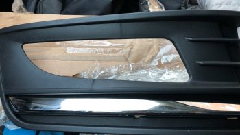 419 р. Правая рамка противотуманной фары SAT Volkswagen Polo 5 седан рестайлинг (2015-2020)  с доставкой в г. Кемерово. Увеличить фотографию 2