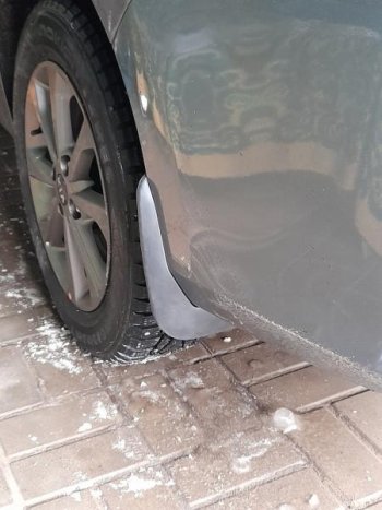 1 179 р. Брызговики задние Norplast  KIA Rio  4 FB (2020-2025) рестайлинг седан  с доставкой в г. Кемерово. Увеличить фотографию 2