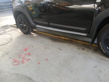 4 649 р. Молдинги дверей Артформ Renault Duster HS дорестайлинг (2010-2015)  с доставкой в г. Кемерово. Увеличить фотографию 5