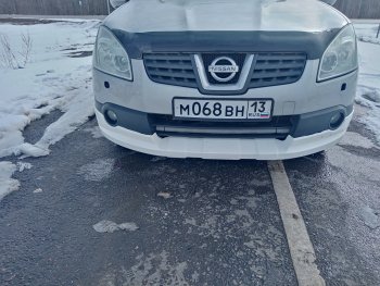 5 799 р. Накладка переднего бампера Городская Легенда Nissan Qashqai 1 дорестайлинг (2007-2010) (Неокрашенная)  с доставкой в г. Кемерово. Увеличить фотографию 5