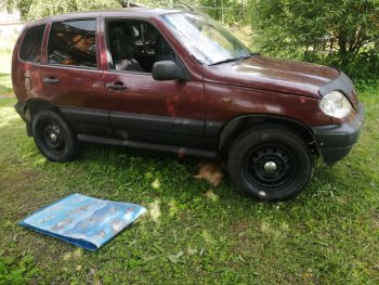 1 199 р. Пороги накладки Autodemic  Chevrolet Niva  2123 (2002-2008), Лада 2123 (Нива Шевроле) (2002-2008) (Текстурная поверхность)  с доставкой в г. Кемерово. Увеличить фотографию 6