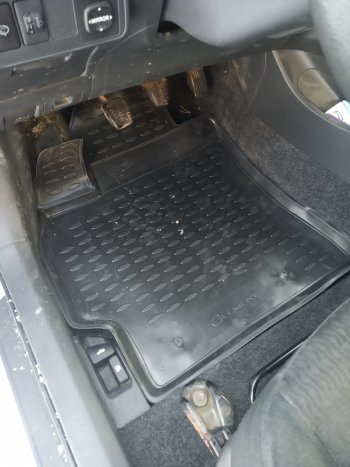2 399 р. Комплект ковриков салона Element (полиуретан) Toyota Corolla E140 седан дорестайлинг (2007-2010)  с доставкой в г. Кемерово. Увеличить фотографию 4