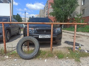 4 599 р. Решётка радиатора DM-Style  Renault Duster  HS (2010-2015) дорестайлинг (Без сетки, Неокрашенная глянец (под окраску))  с доставкой в г. Кемерово. Увеличить фотографию 6